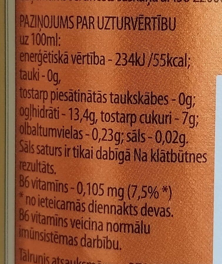 Bauskas alus VESELĪBA iesala dzēriens packshot