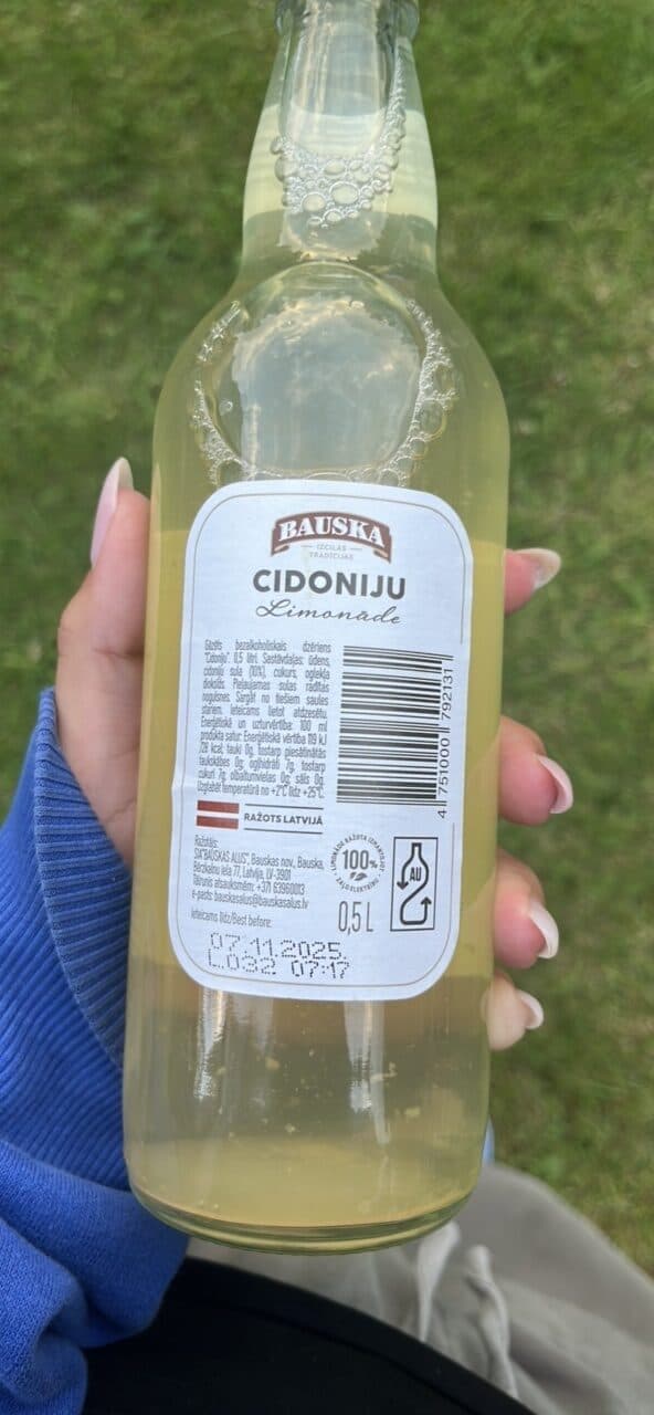 BAUSKA CIDONIJU Limonāde packshot