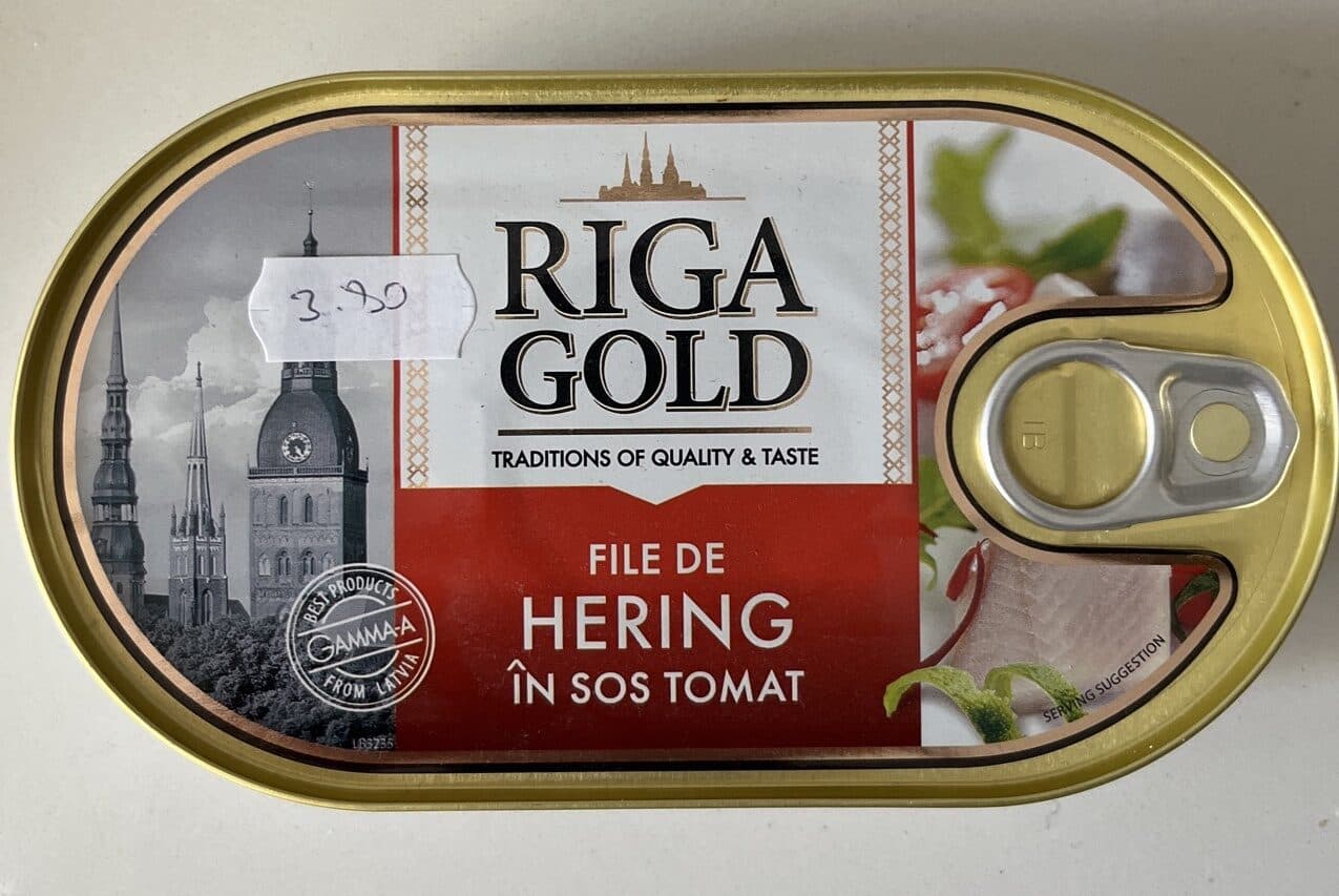 Riga Gold Herring Fillets In Tomato Sauce packshot