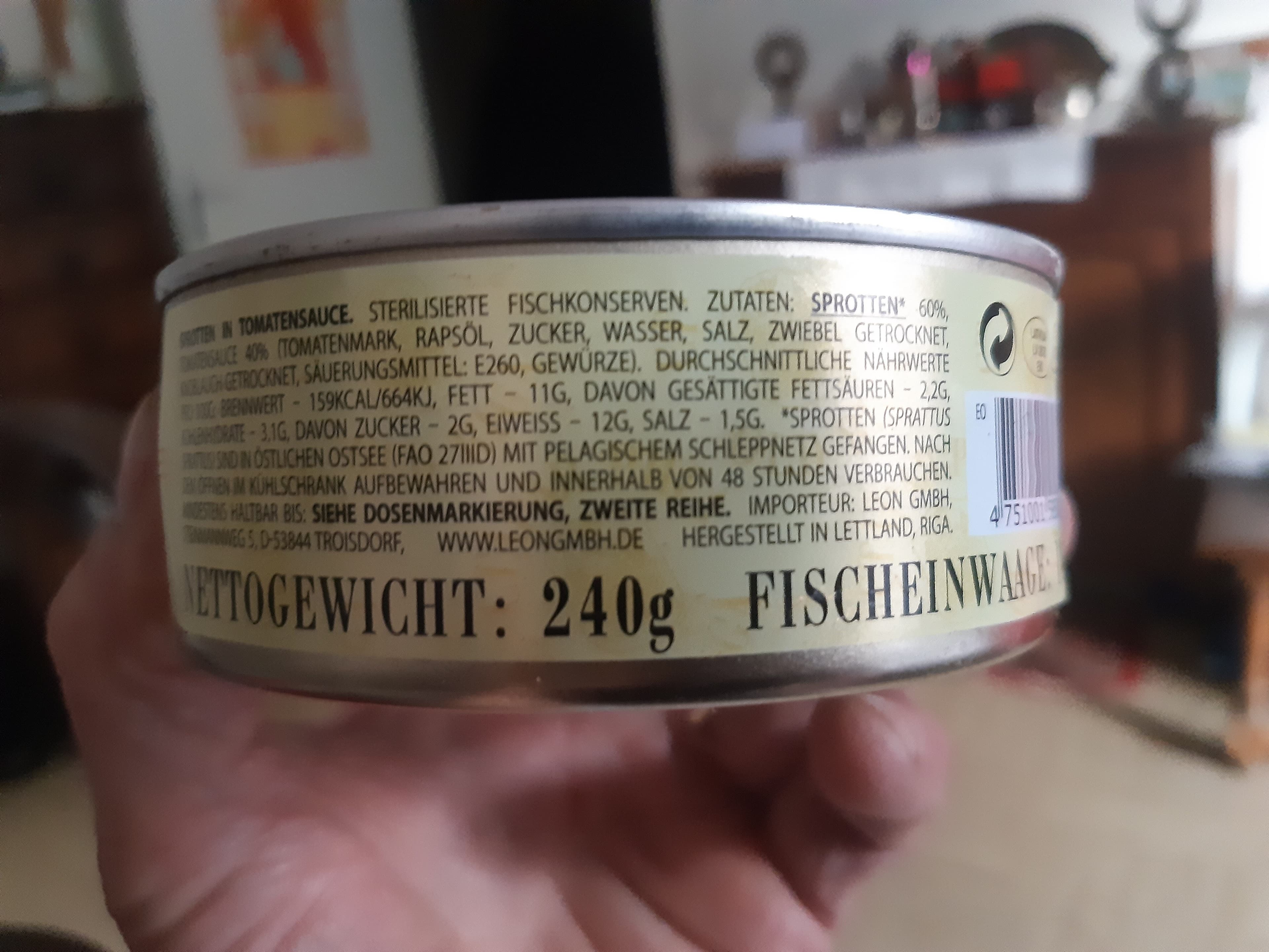 Old Riga Sprotten in tomatensauce packshot