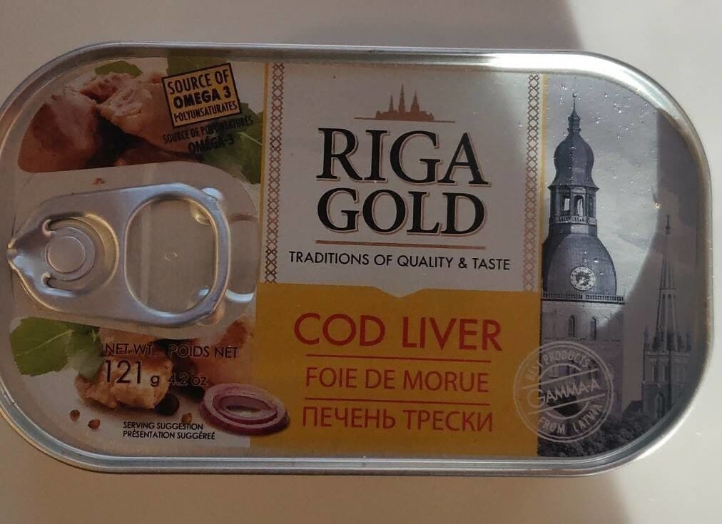 Riga Gold Cod Liver packshot