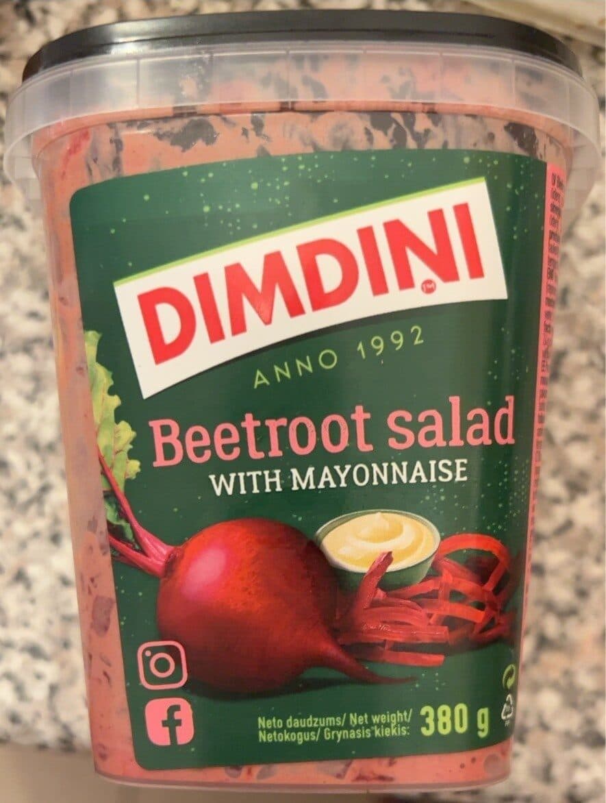 Dimdini Beetroot Salad with Mayonnaise packshot