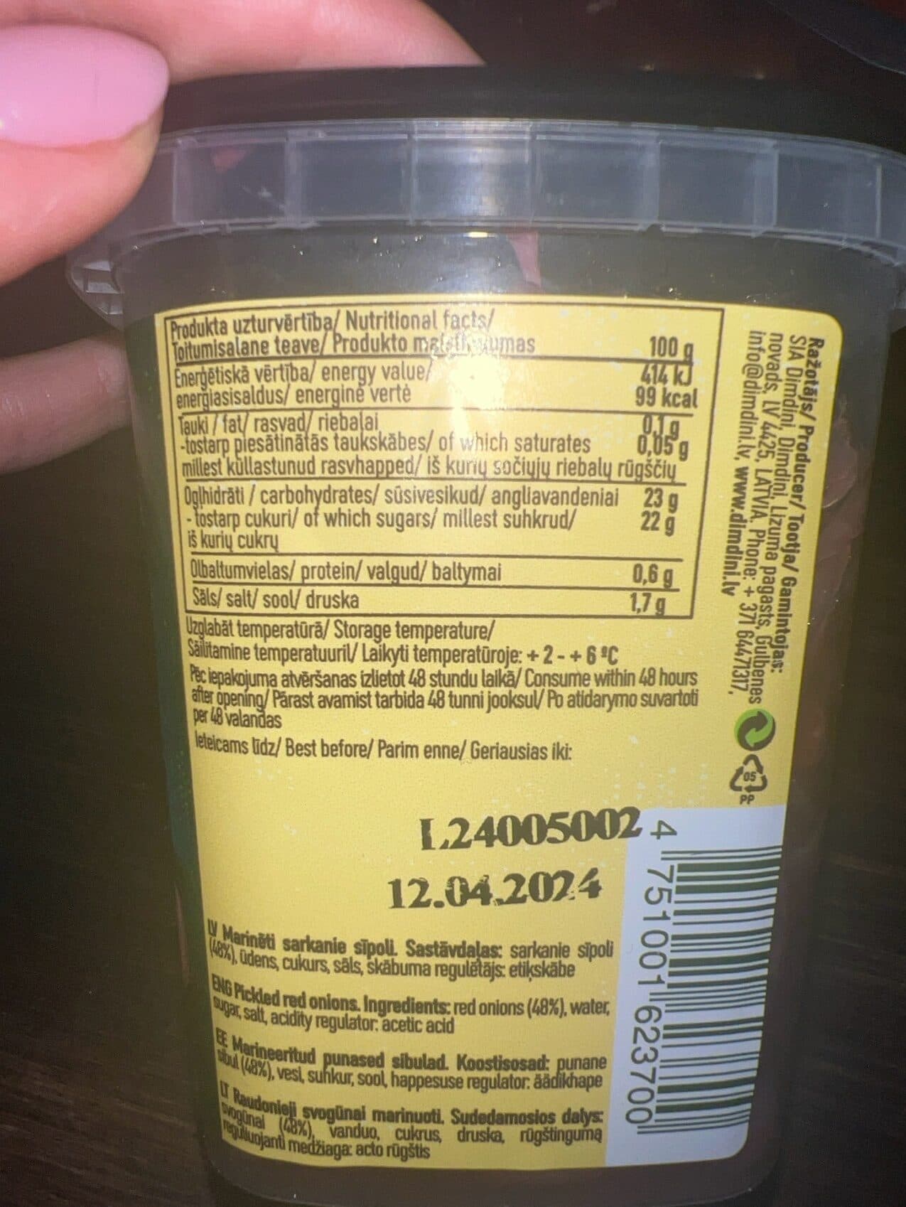 Simsoni Pickled Red Onion packshot