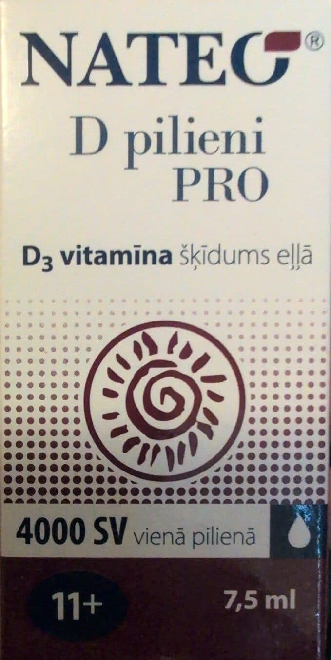 Nateo Vitamin D packshot
