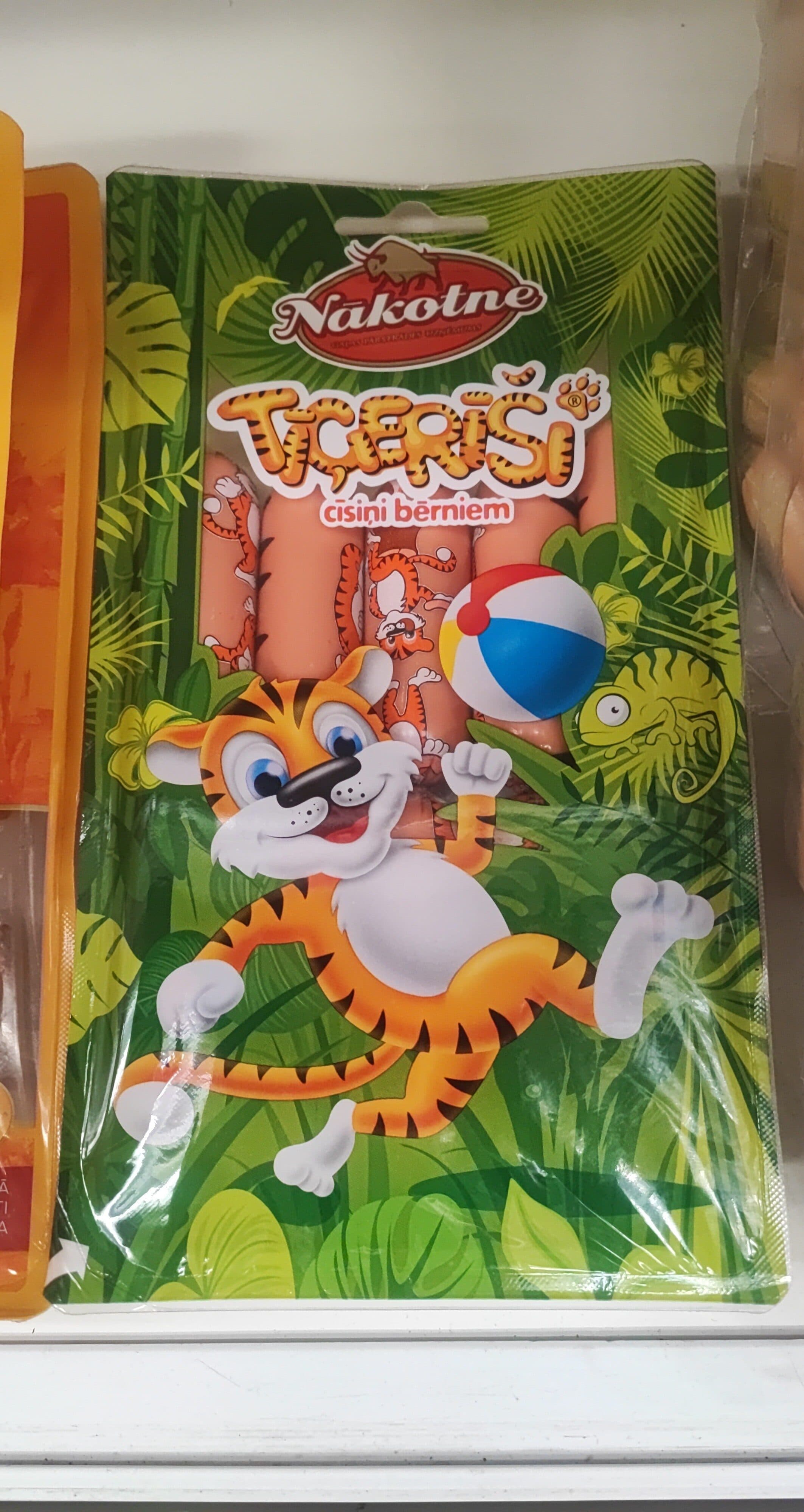 cīsiņu Tīģerīts packshot