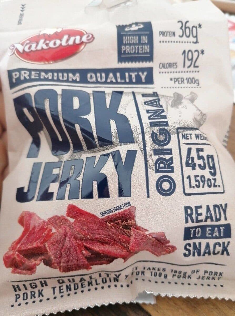 Nakotne Pork Jerky Original (premium quality) packshot