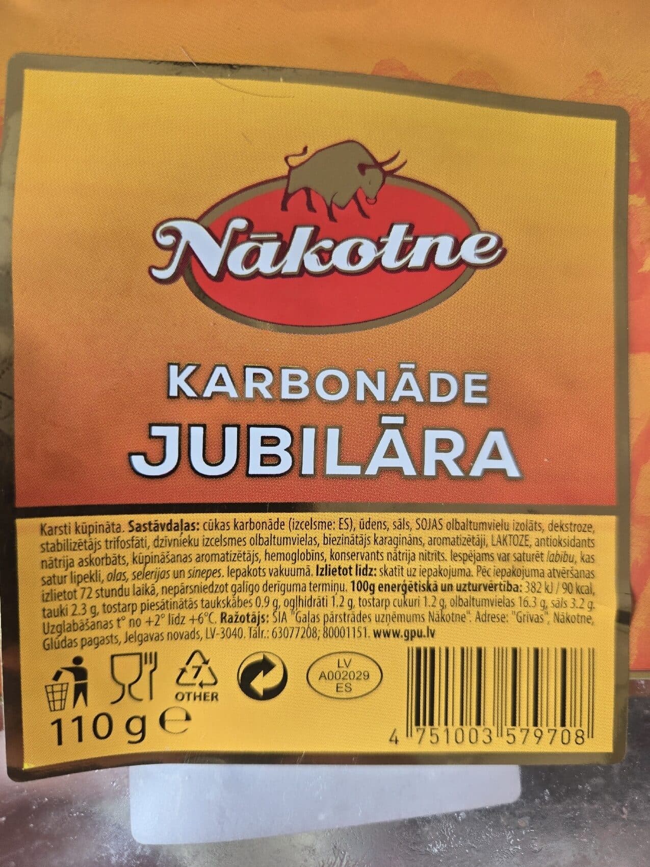 Nākotne Karbonāde Jubilāra packshot