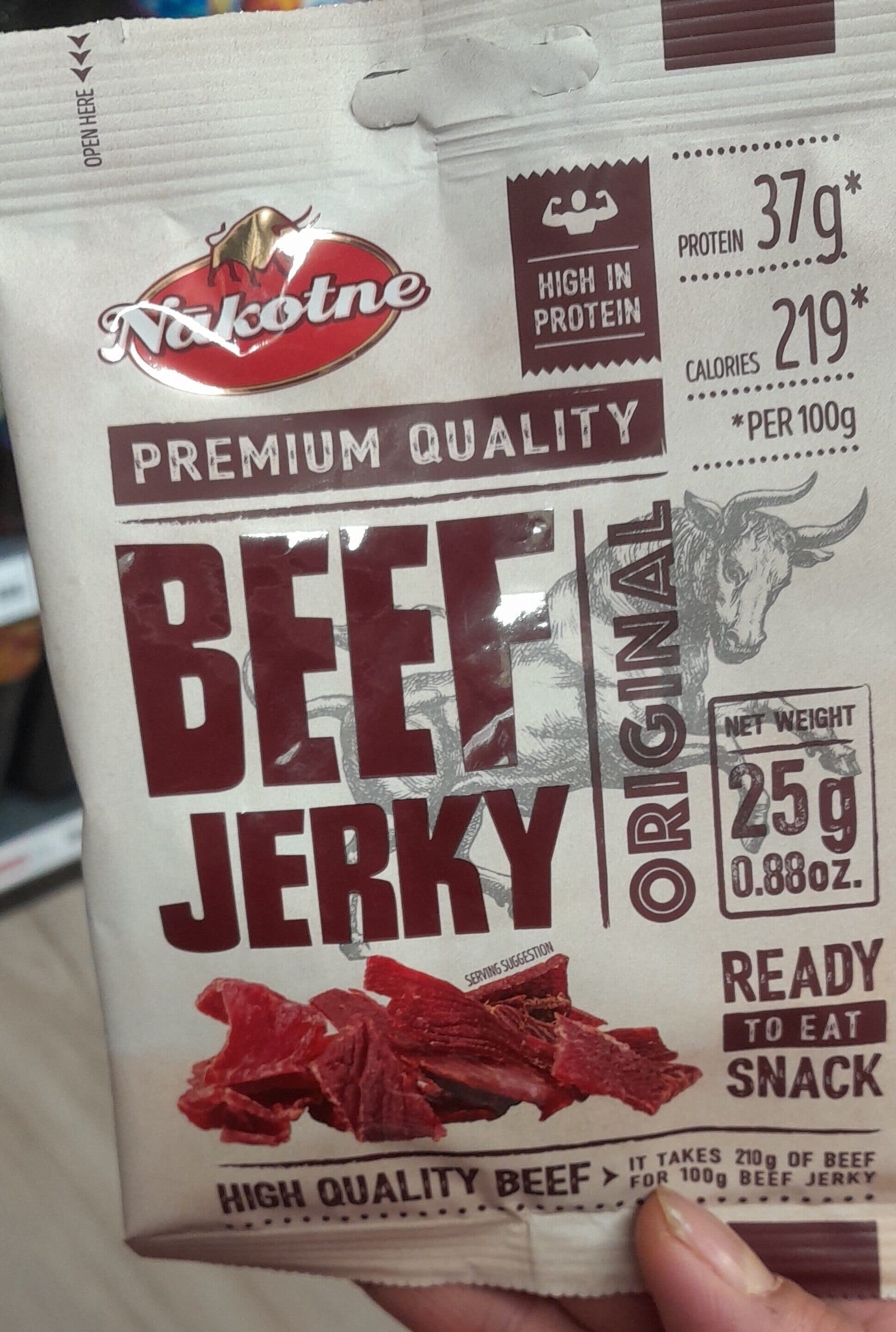 beef jerky packshot