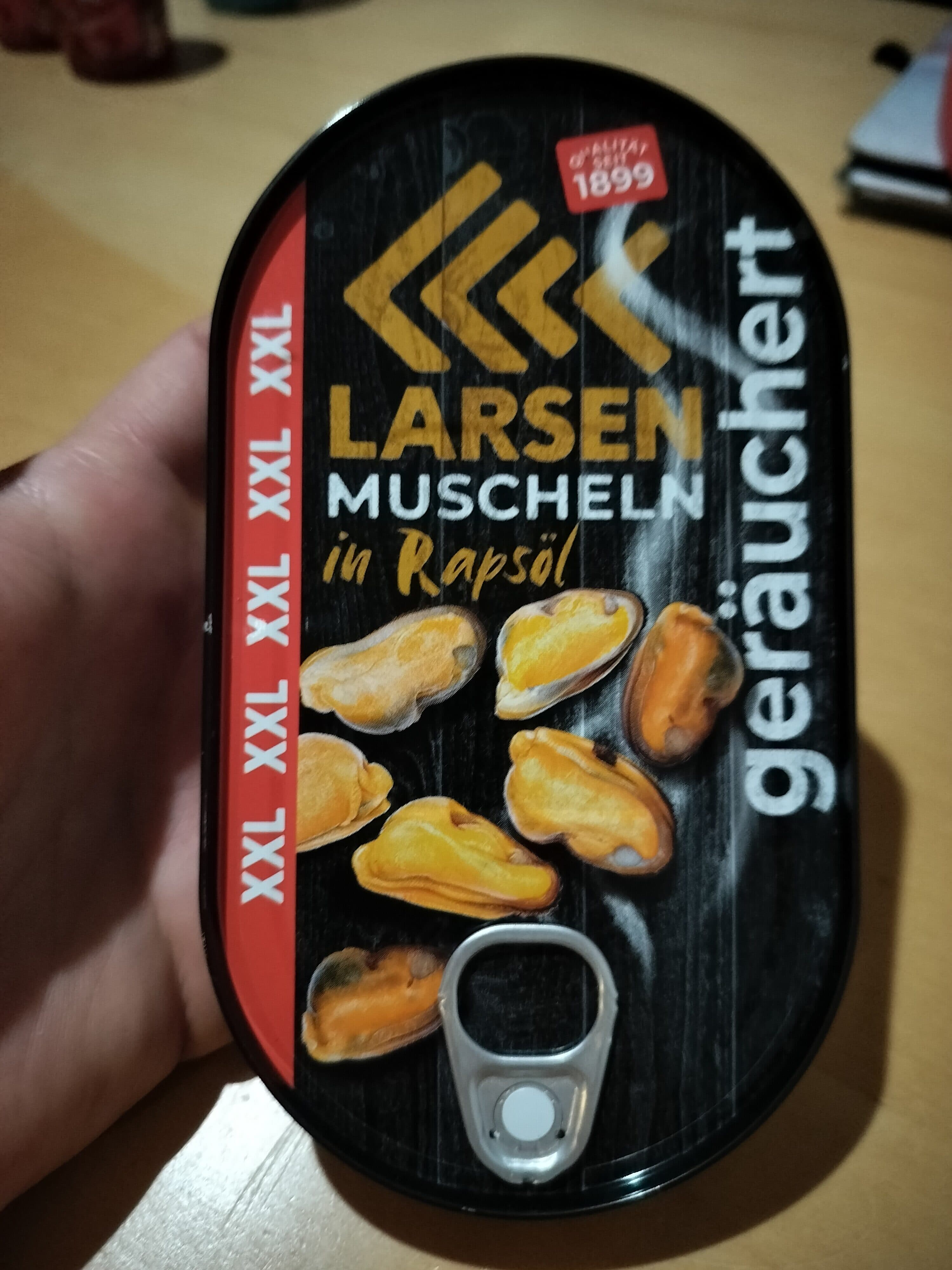 Larsen Dovgan Muscheln in Rapsöl packshot