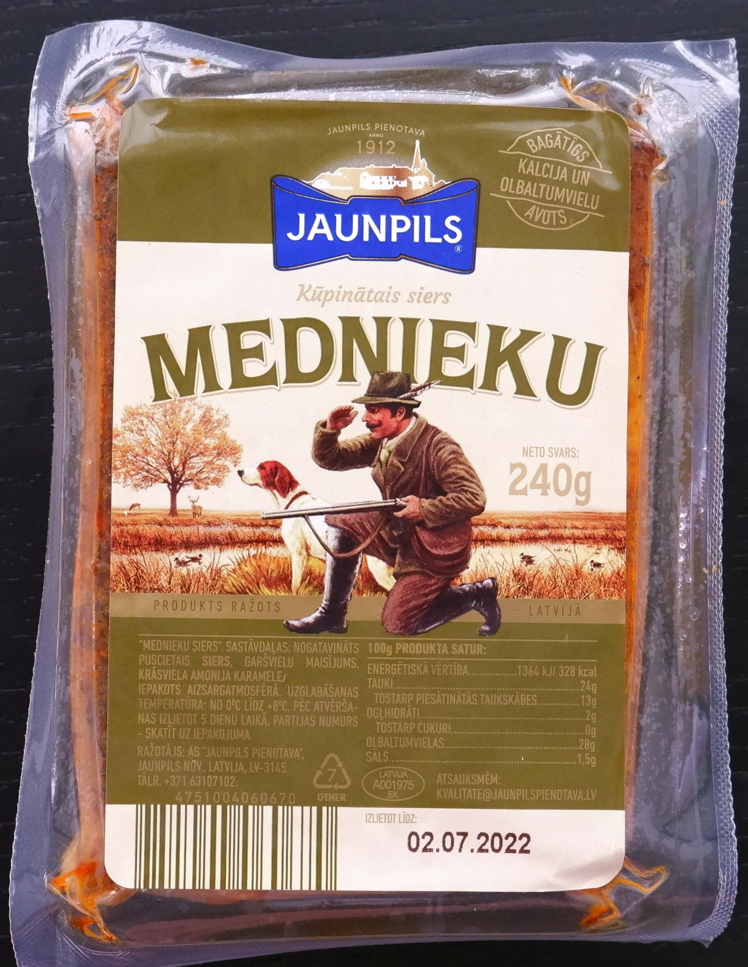 Jaunpils Hunters Smoked Cheese packshot