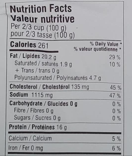 Open Food Facts Lightly salted herring fillets in oil packshot