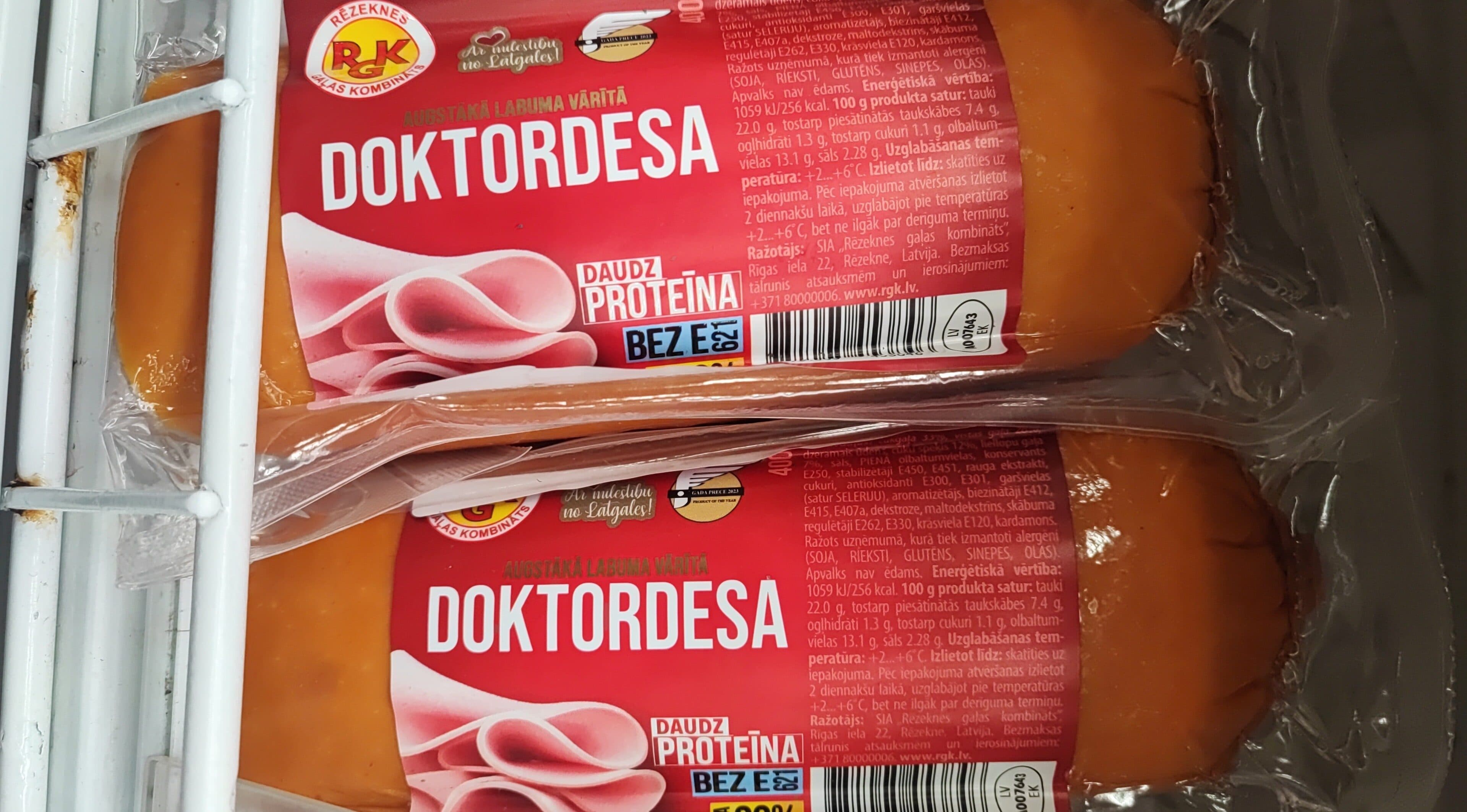 Rēzeknes Gaļas Kombināts doktordesa Augstākā Labuma Nākotne packshot