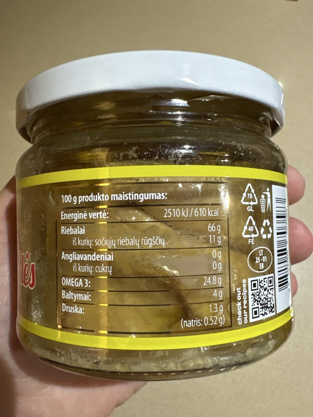 Amberfish Menkių kepenėlės packshot