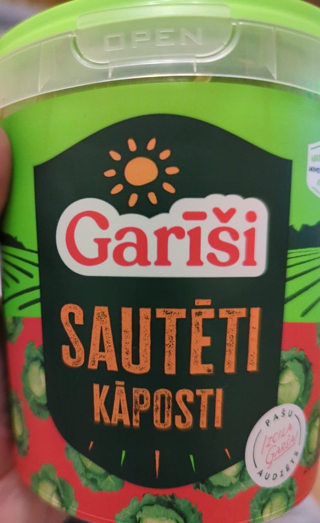 Garīši Sautēti Kāposti packshot