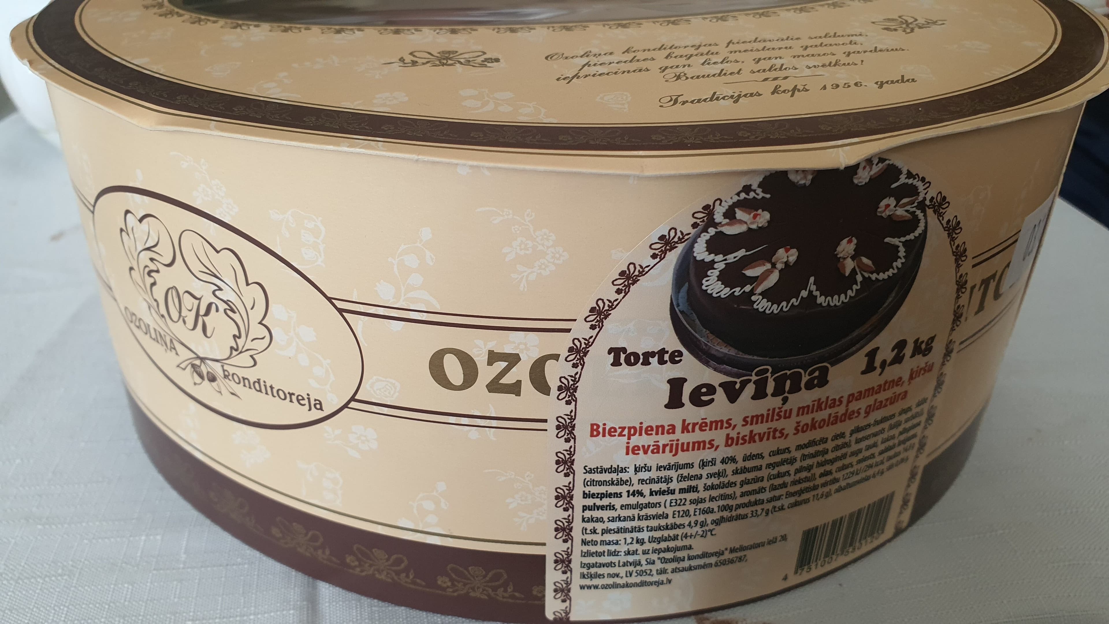 Ozoliņa Konditoreja product packshot