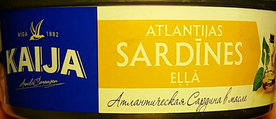Kaija Atlantijas sardīnes eļļā packshot