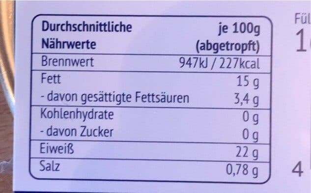 Open Food Facts Thunfisch packshot