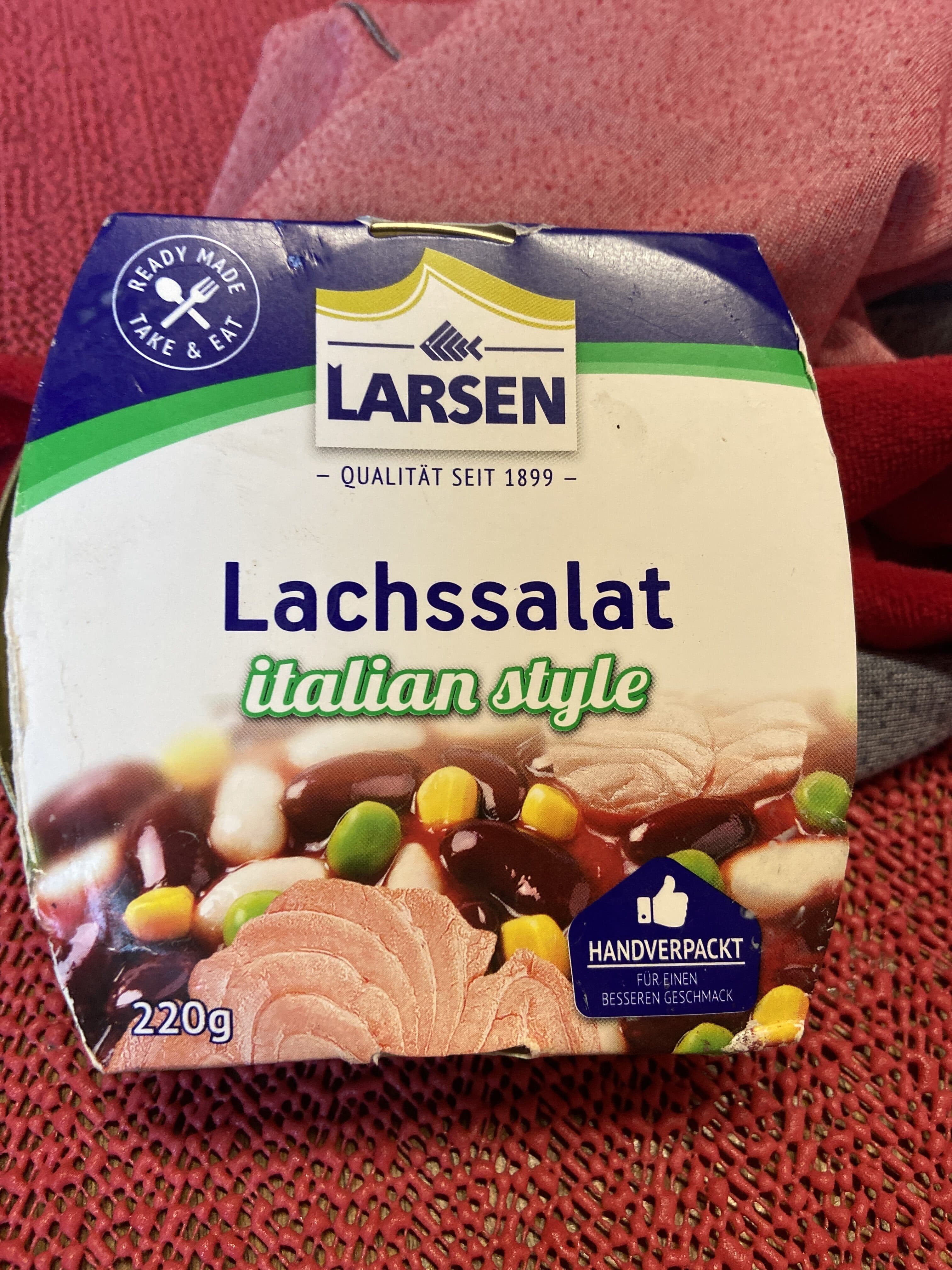Larsen Lachssalat packshot