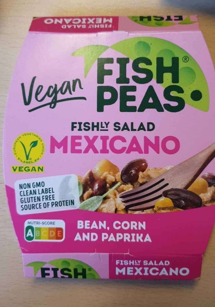 Fish peas Fishly salad mexicano packshot