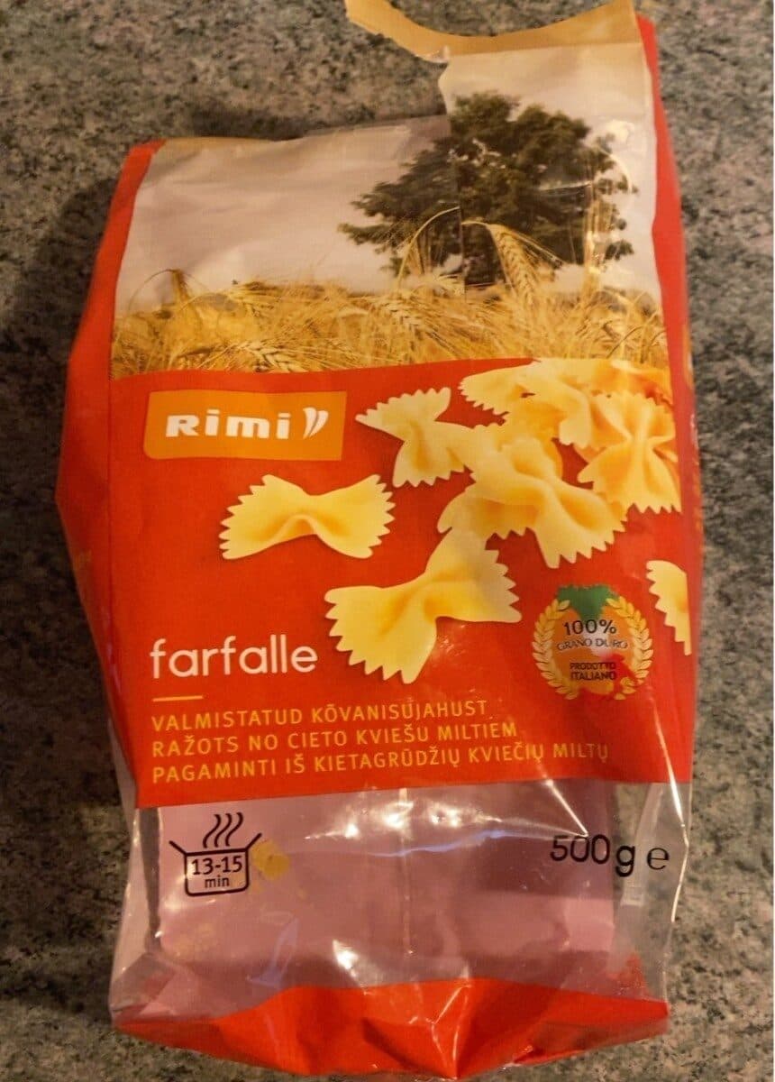 Farfalle packshot