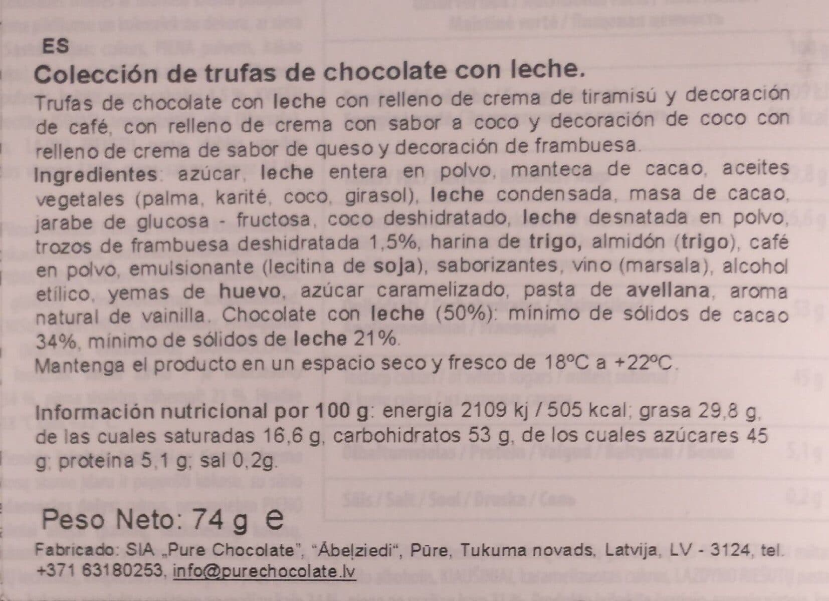 Open Food Facts Exclusive Truffles Collection packshot