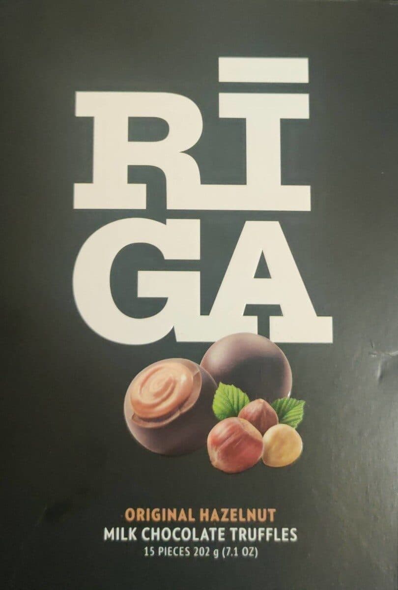 Riga Original Hazelnut Milk Chocolate Truffles packshot