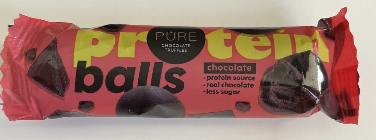 pūre protein balls chocolate packshot