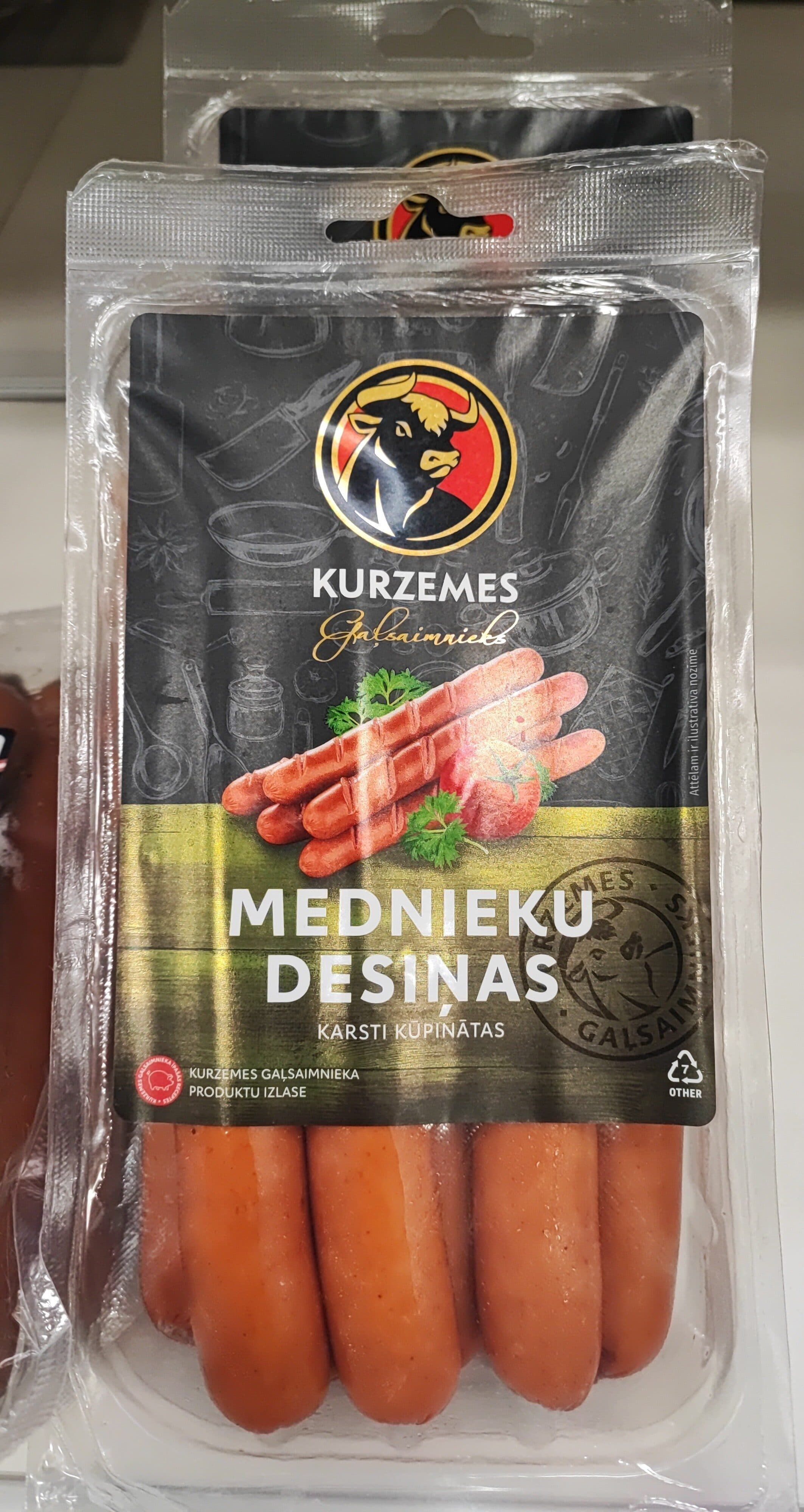 Kurzemes Gaļsaimnieks mednieku desiņas KGS packshot