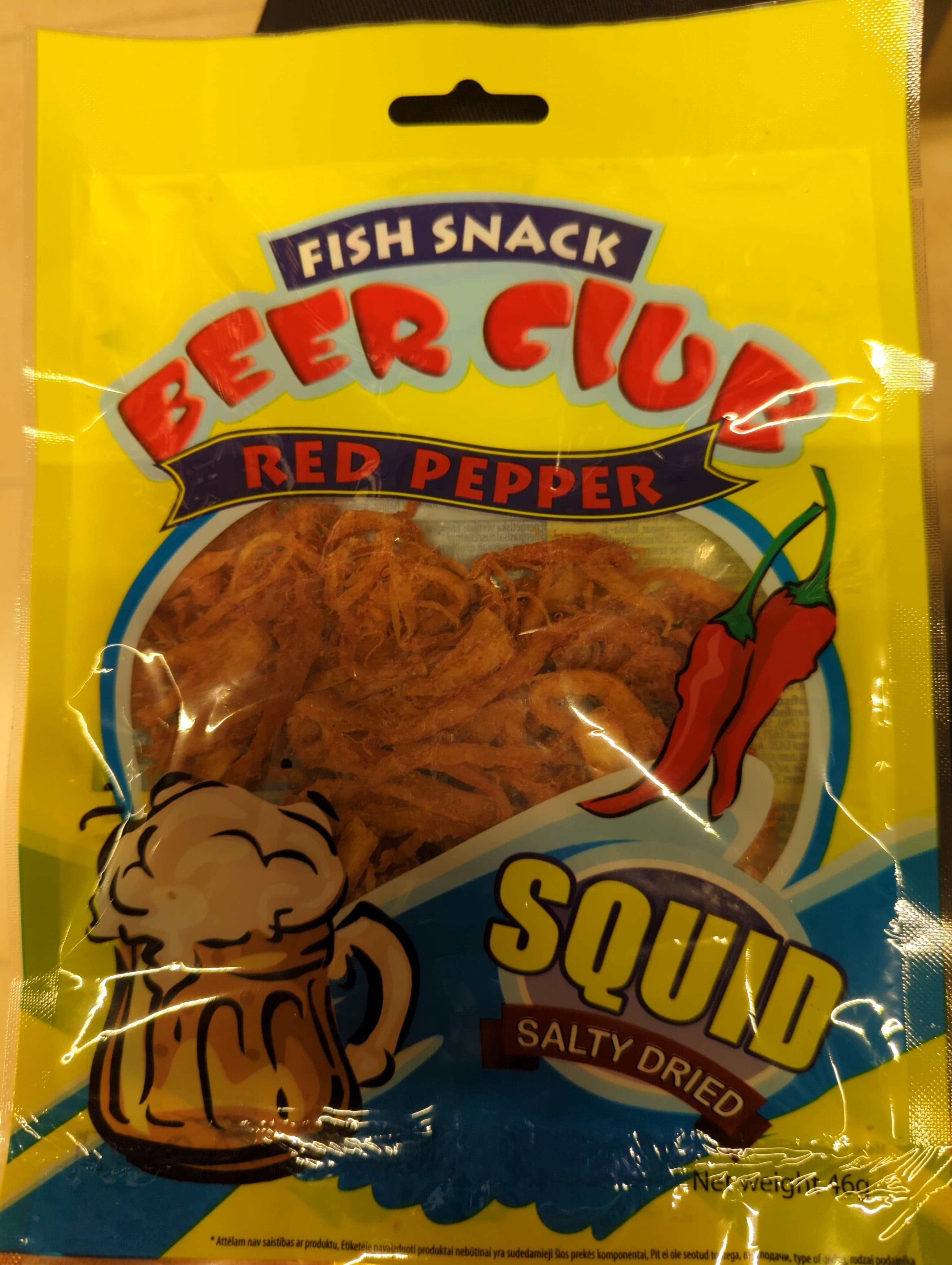beer club Squid Salty Dried Red Pepper packshot