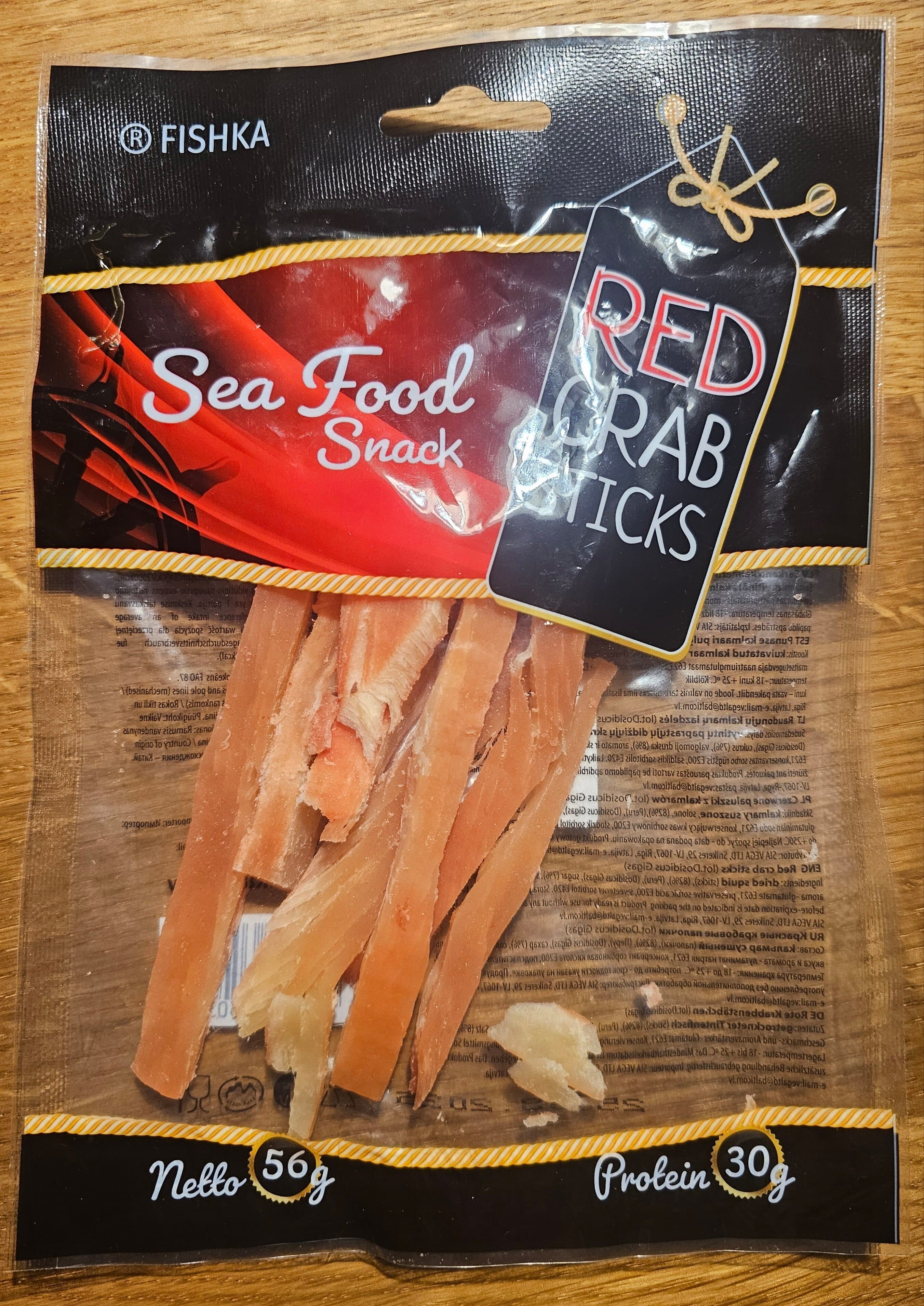 Fishka Red Crab Sticks (Squid) packshot