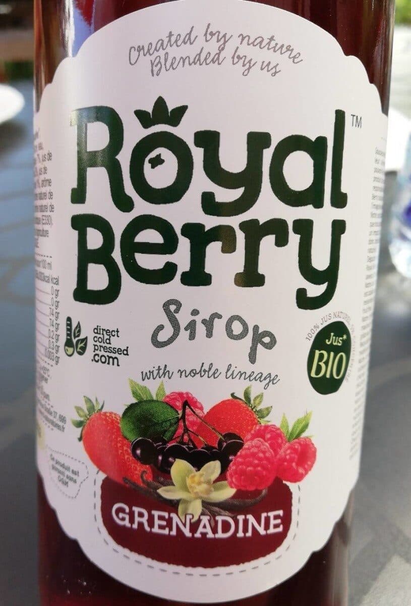 Sirop de grenadine packshot