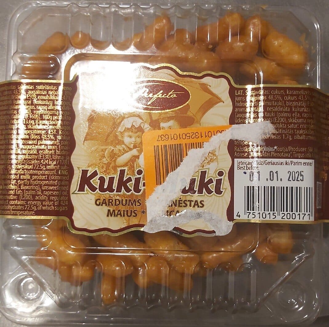 Perfecto Kuki-Muki Maisipulgad Kondentspiimaga packshot