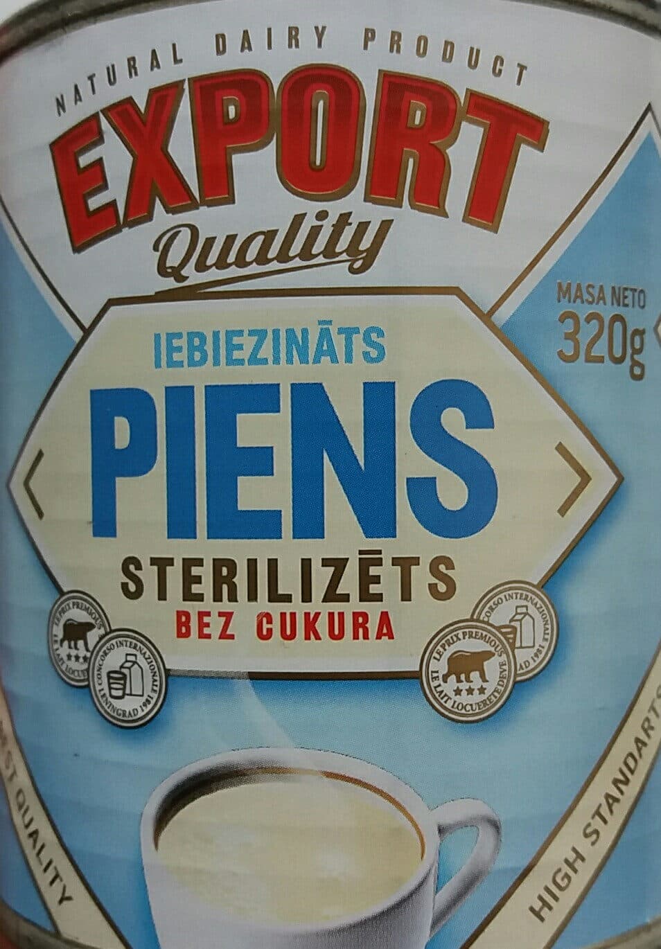 Baltic White Iebiezināts piens bez cukura packshot