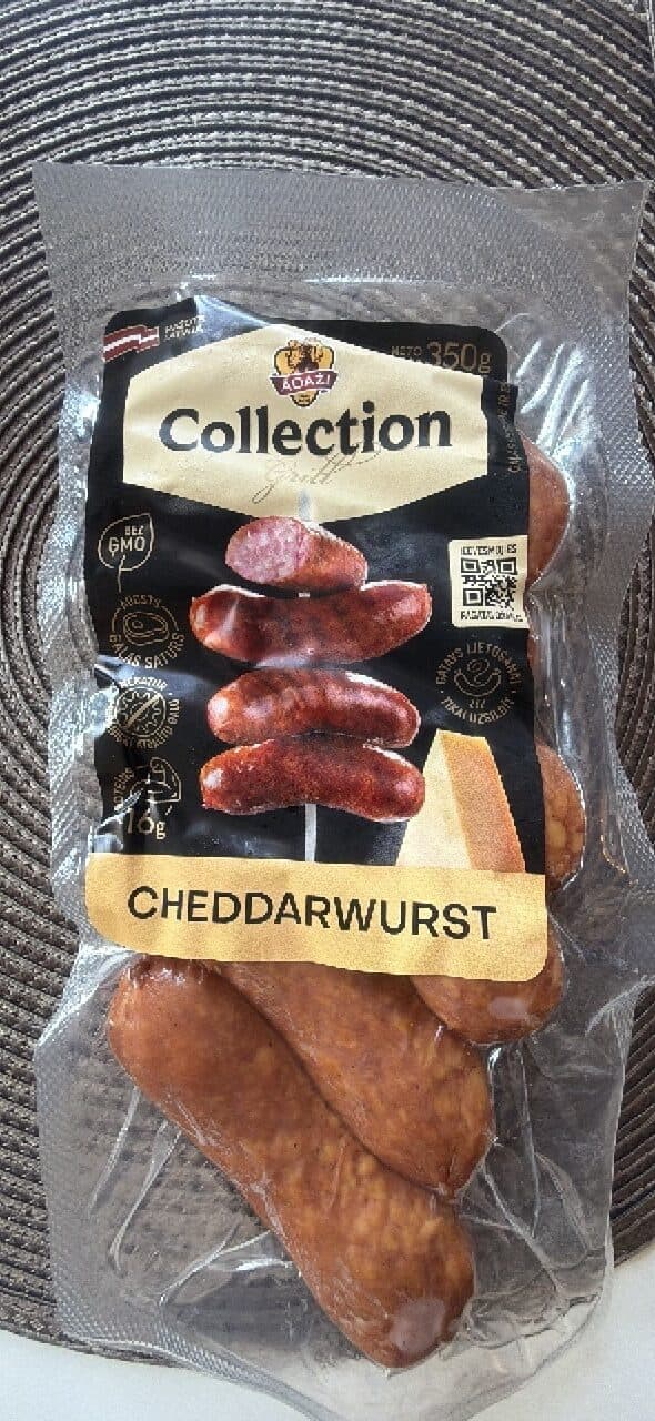 Ādaži Collection Cheddarwurst packshot