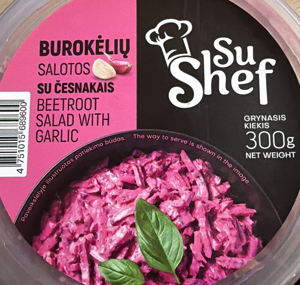 SuShef Burokėlių Salotos Su Česnakais packshot