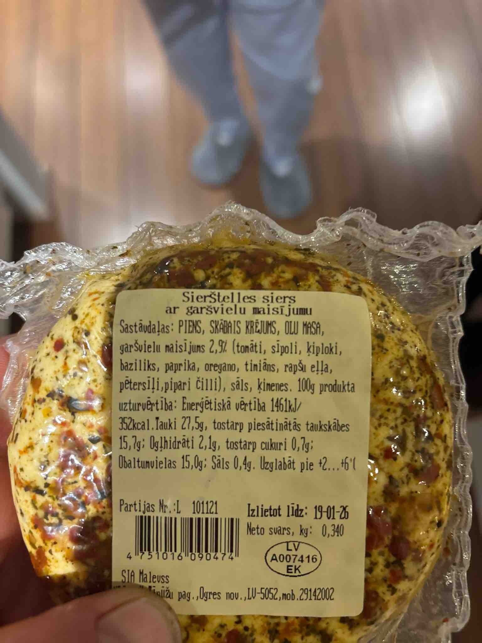 Sierstelles Siers Ar Garšvielu Maisījumu packshot