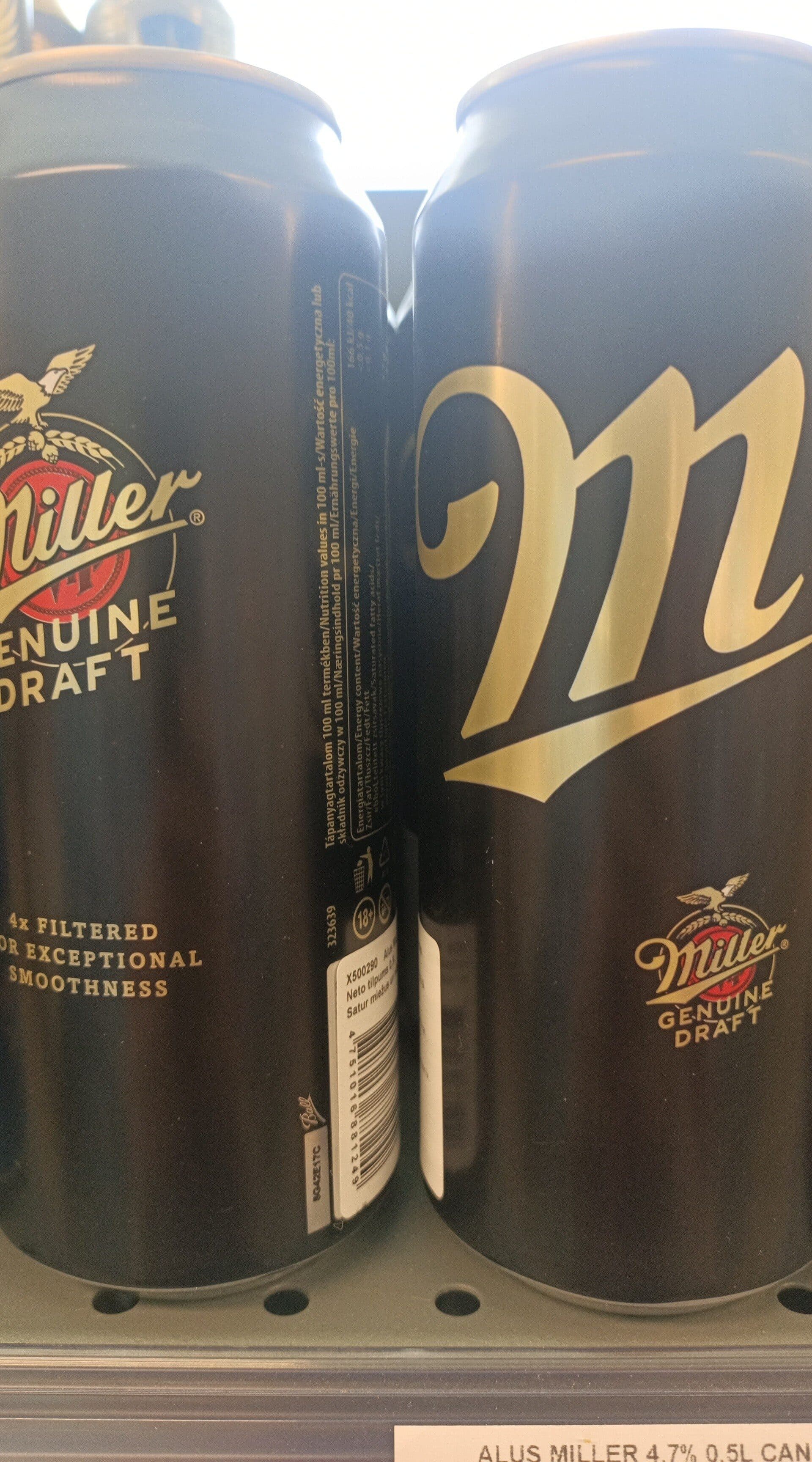 Miller alus packshot