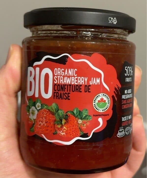Bio Organic Confiture de fraise packshot