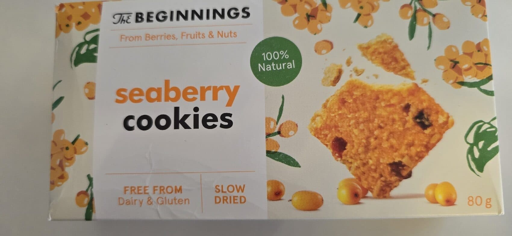 The beginnings Seaberry coockies packshot
