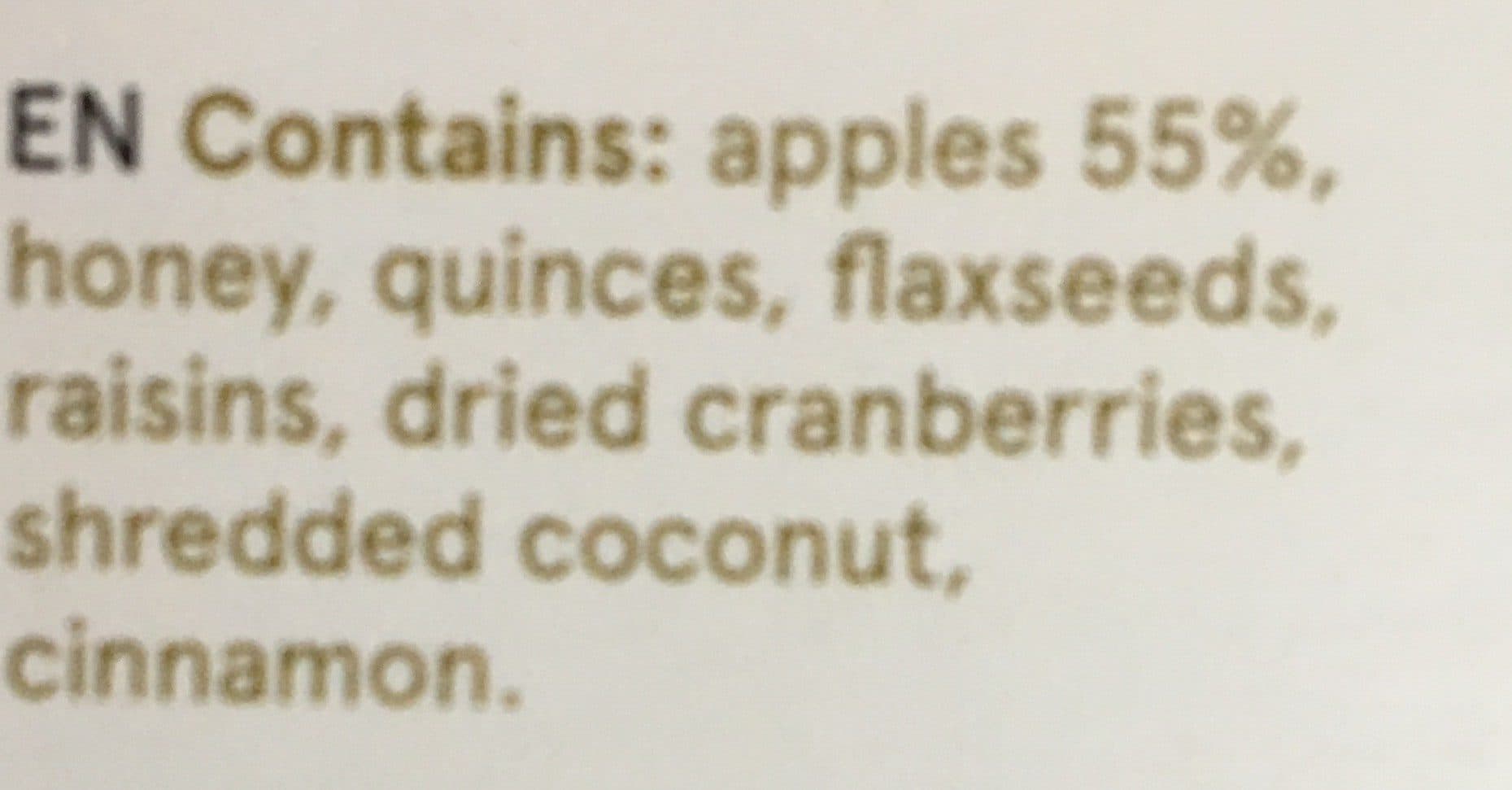 Open Food Facts Apple cookies packshot