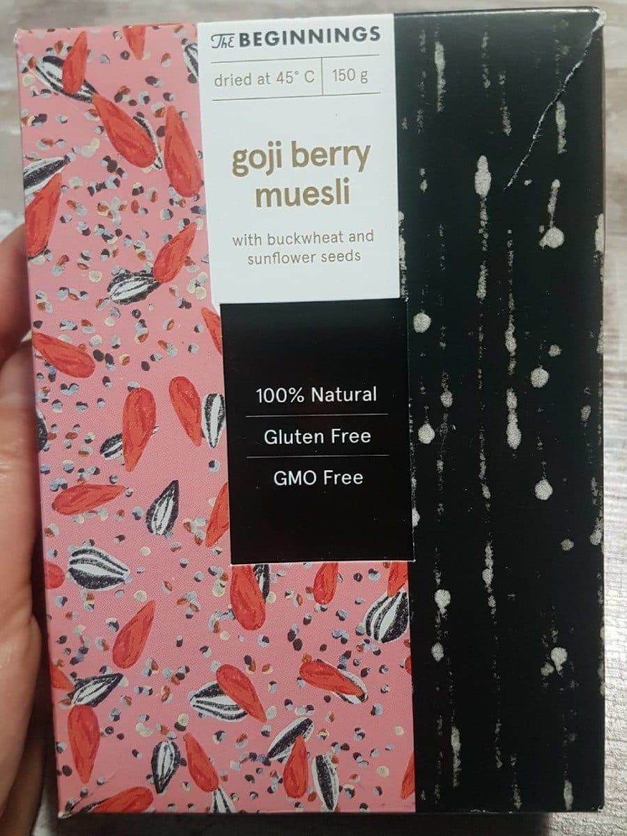 Goji berry muesli packshot