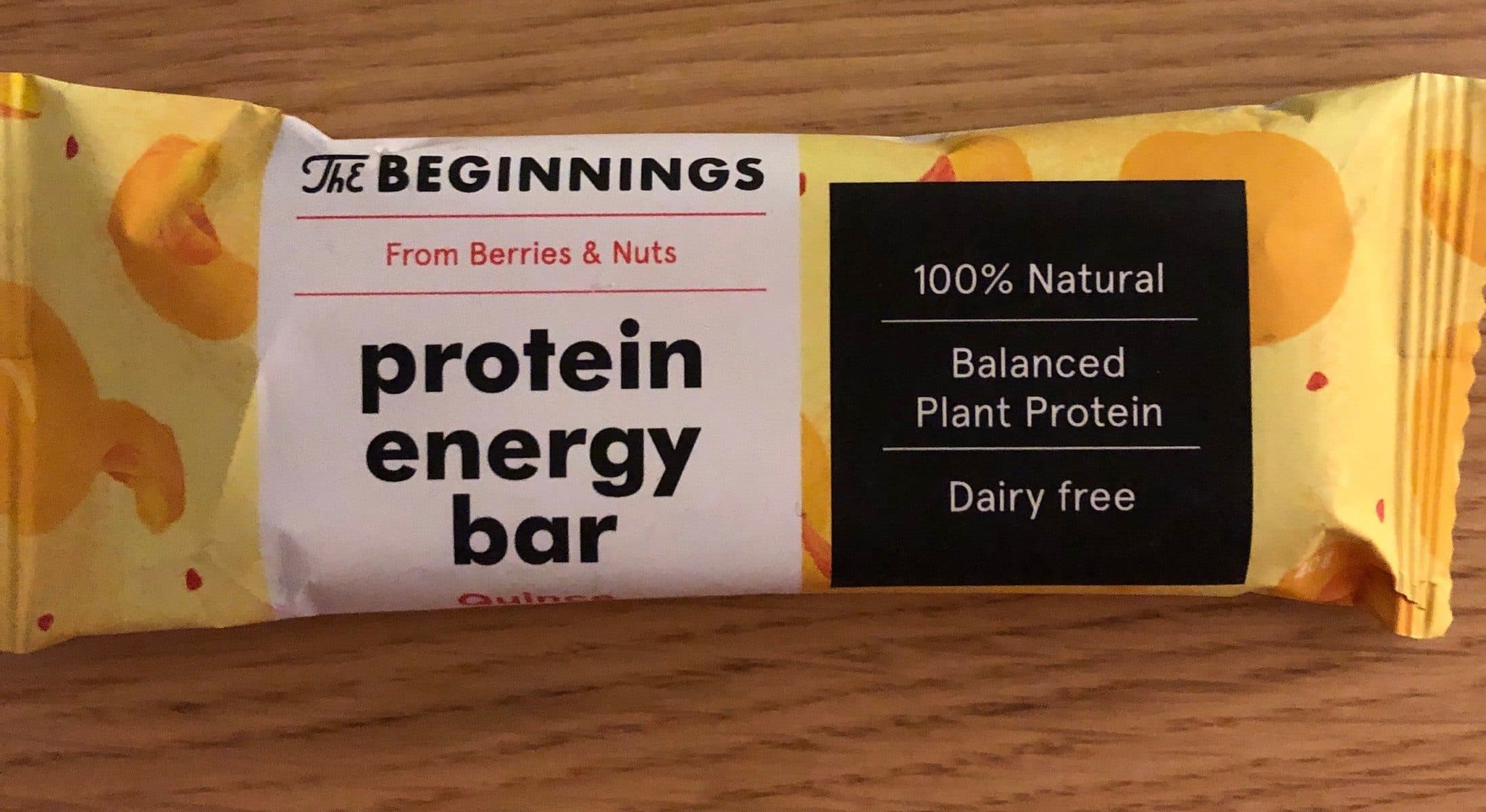 Protein energy bar packshot