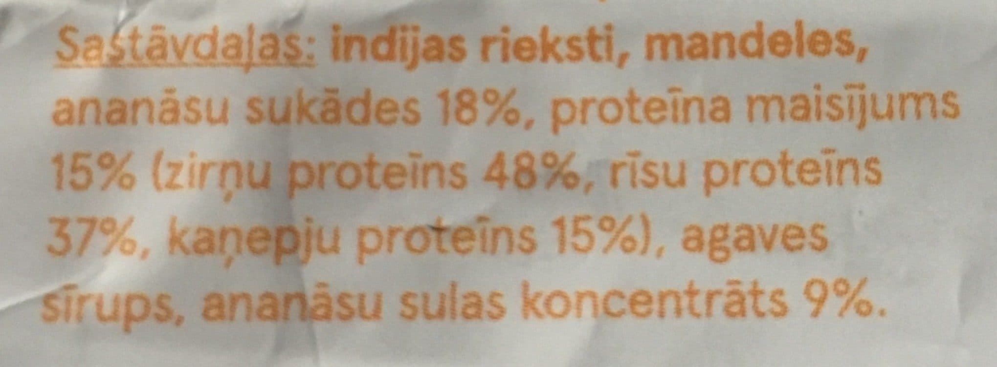 The Beginnings Barre proteine ananas packshot