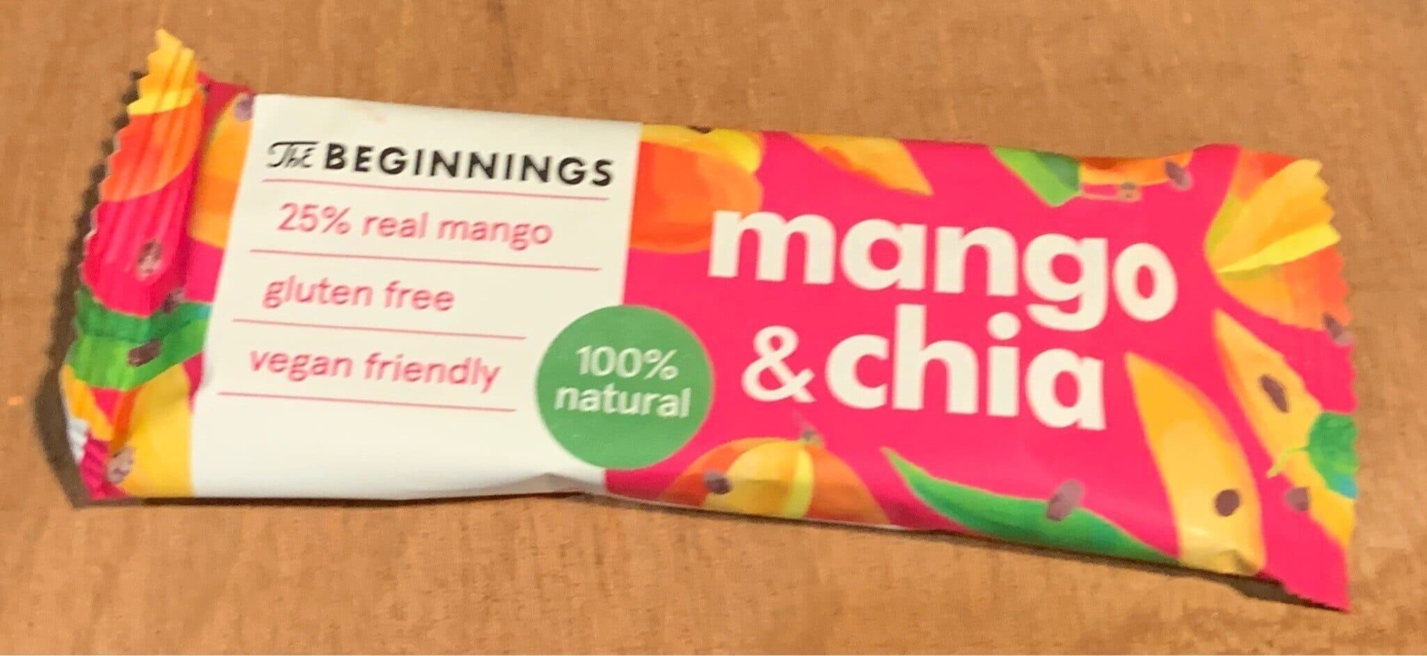 The beginnings Mango & chia packshot