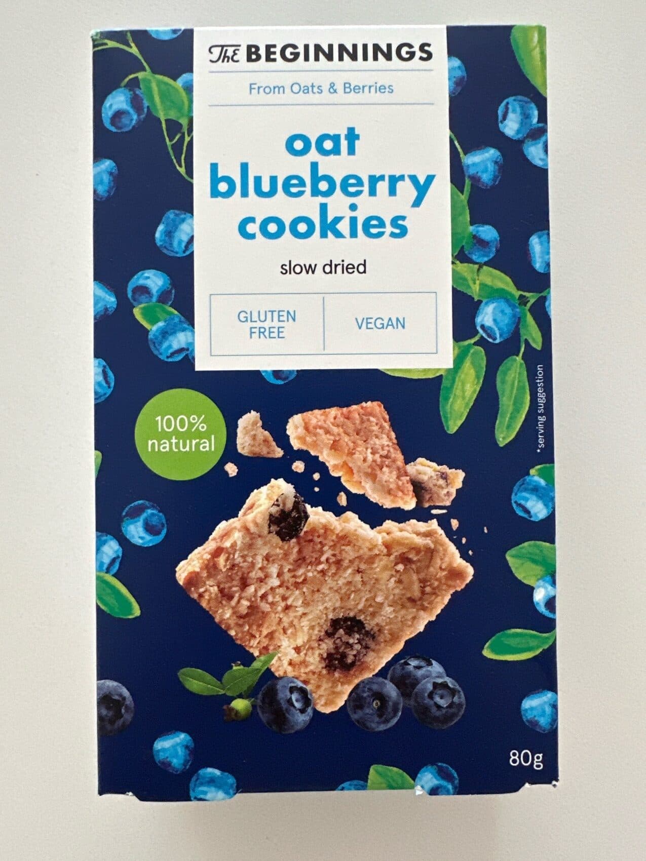 The Beginnings Oat Blueberry Cookies packshot