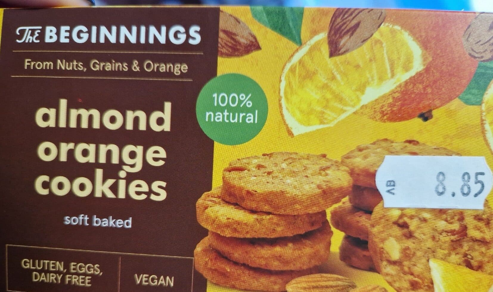 The Beginnings migdoliniai sausainiai packshot