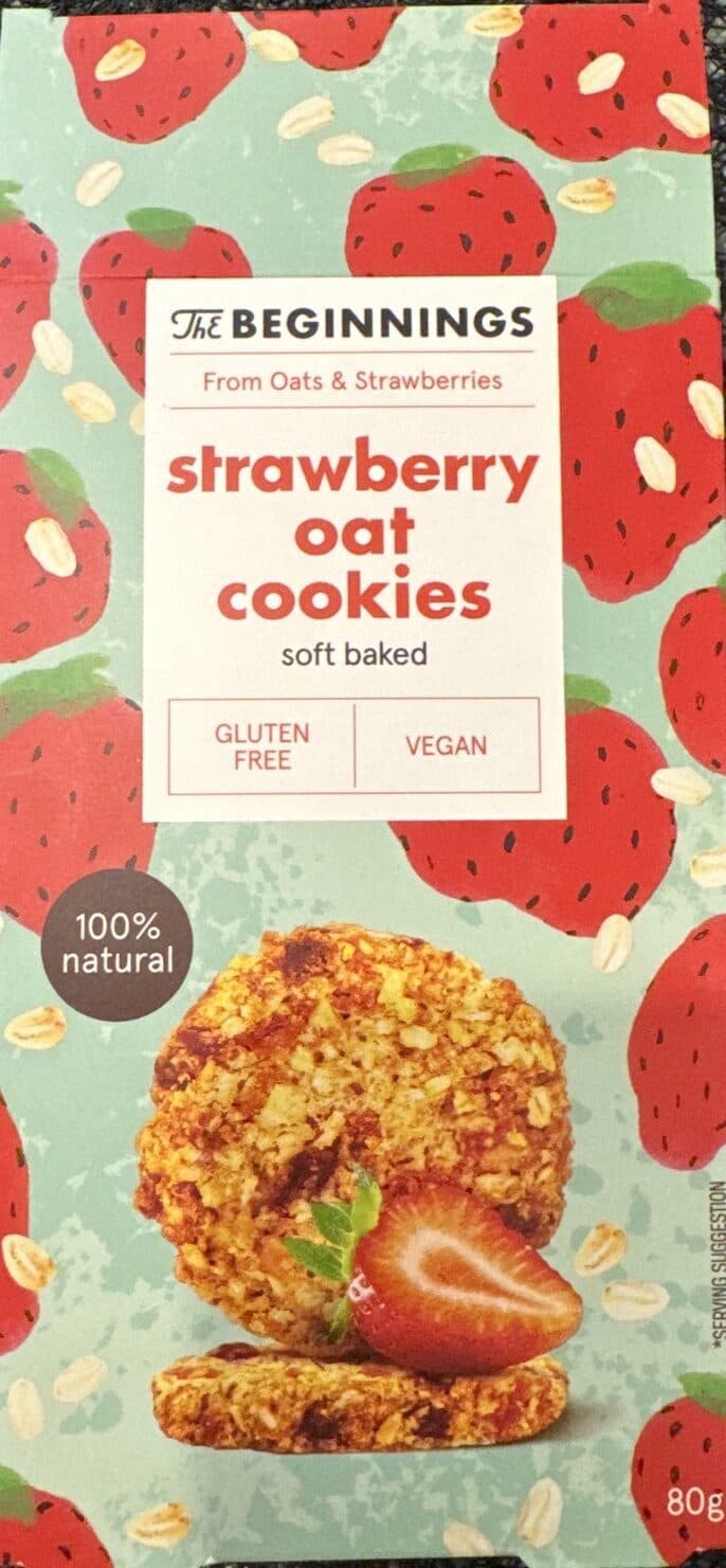 The Beginnings Strawberry Oat Cookies packshot