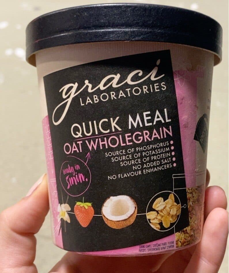 Quick meal oat wholegrain packshot