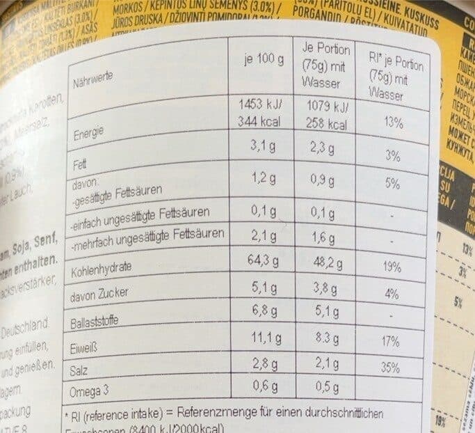 Open Food Facts Quick Meal Couscous packshot