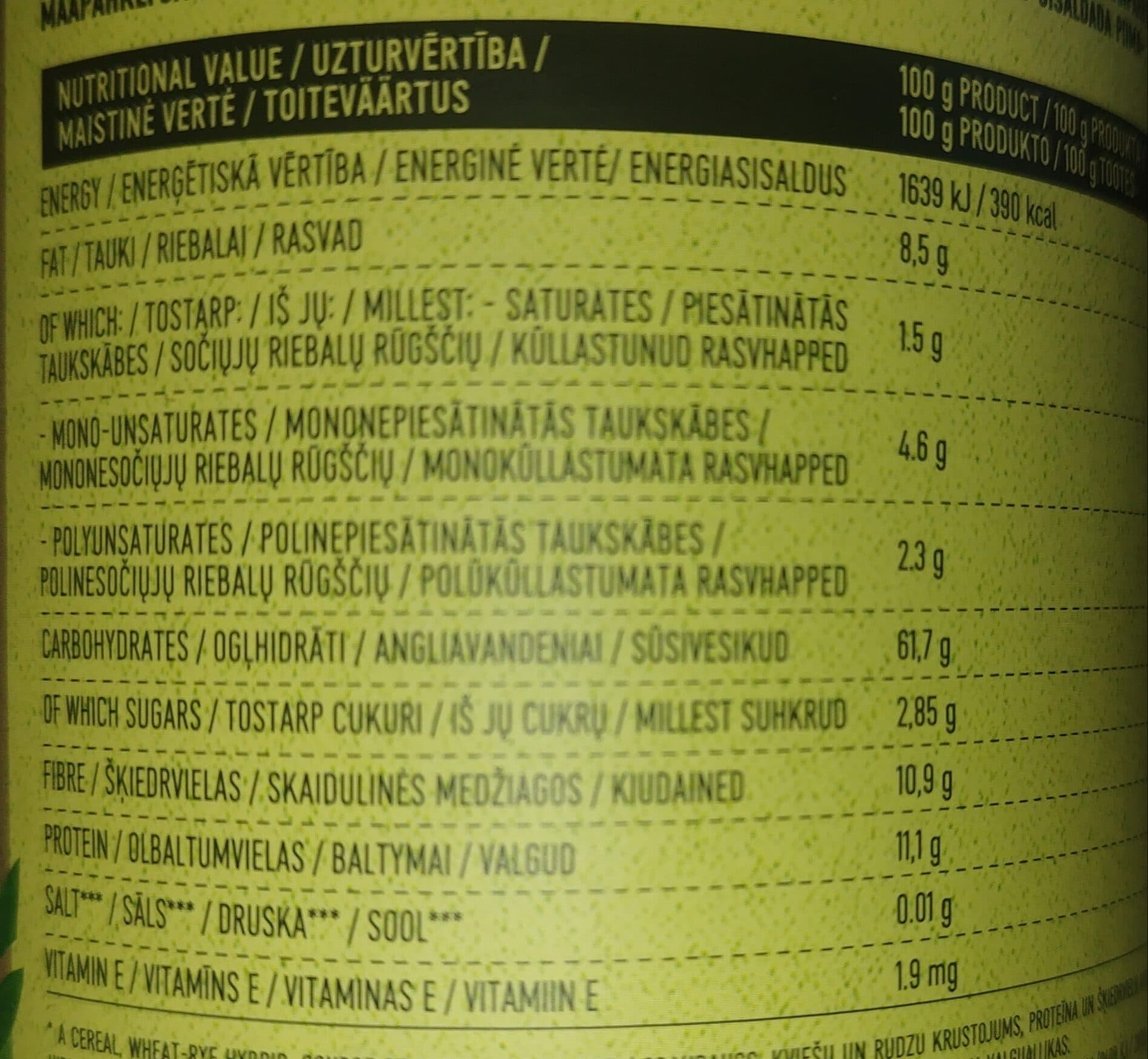 Open Food Facts Go Nutsicasso packshot